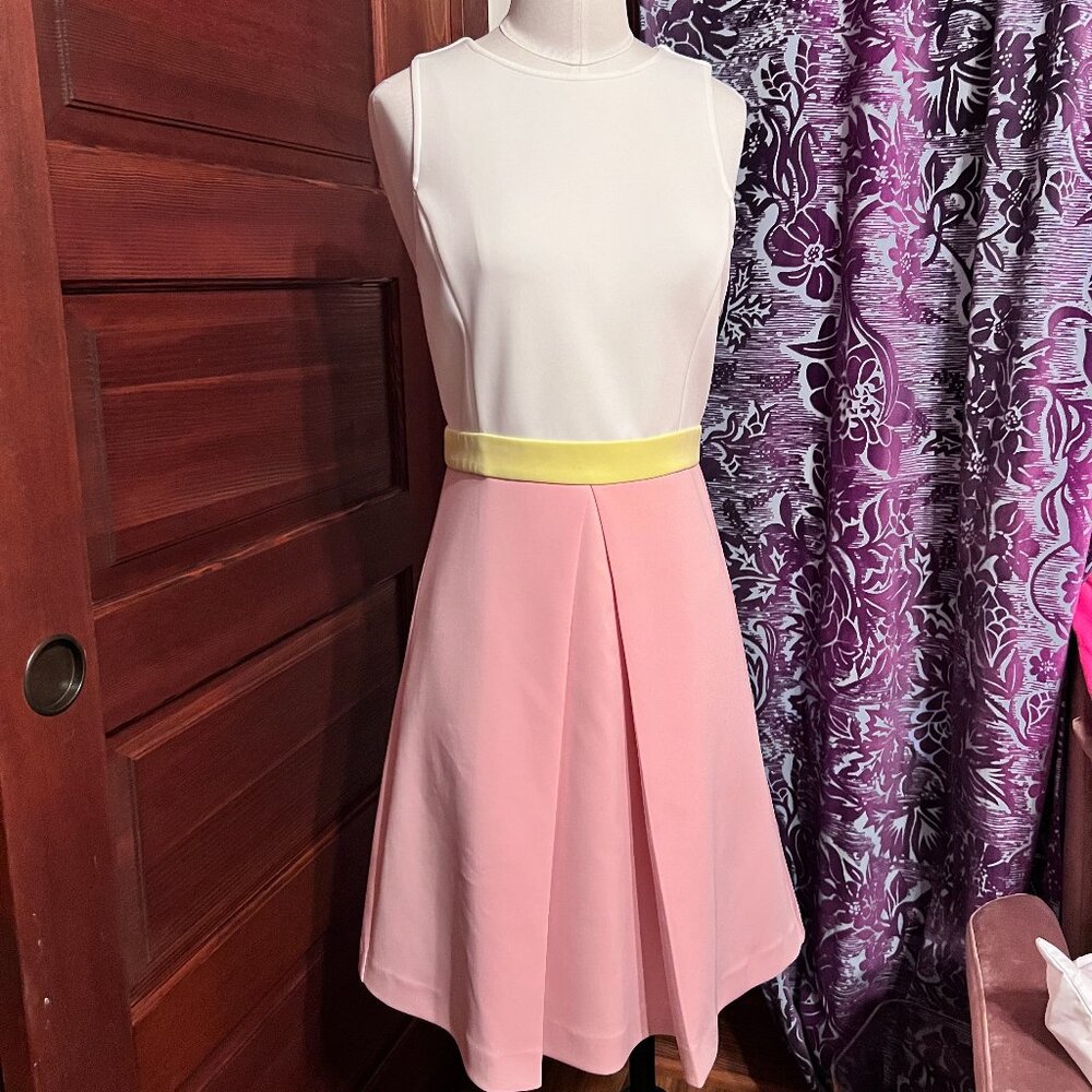 ERIN FETHERSTON Colorblock Dress A-Line Sz 0